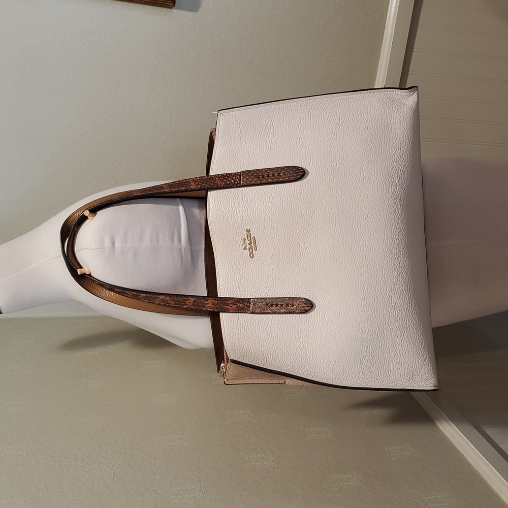 Coach Charlie Carryall Colorblock With Snake Straps - Picture 8 of 16